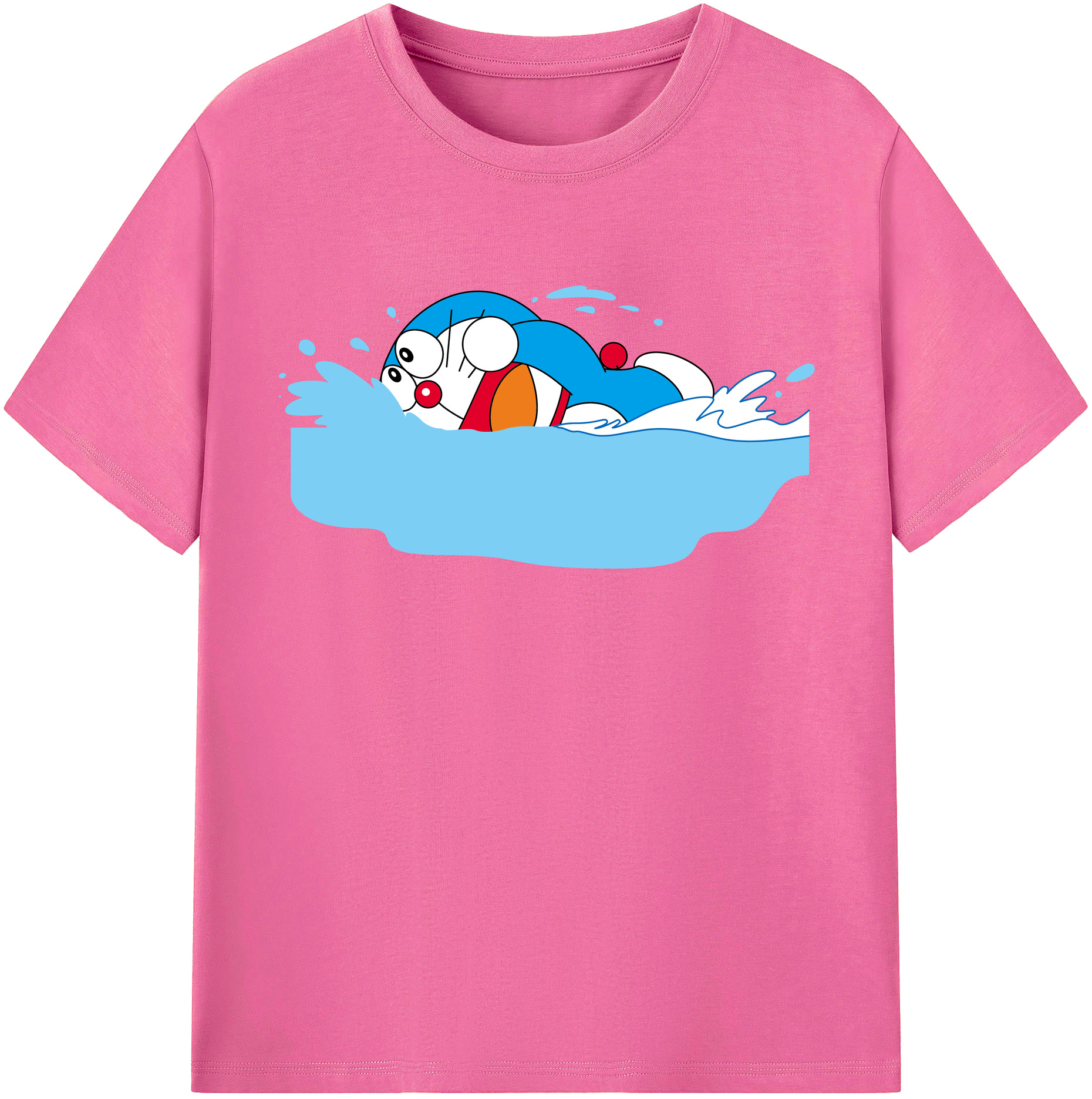 （画像用） ドラえもん Doraemon レディースカジュアルプリントTシャツ（綿100％）